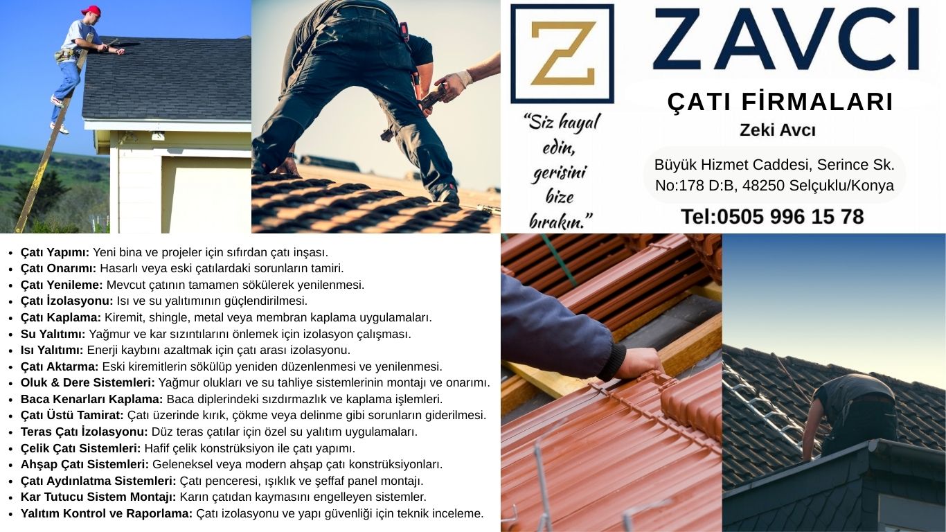 Selçuklu Çatı Firmaları